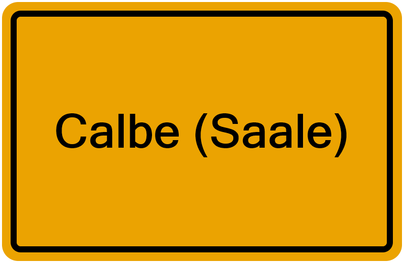 Handelsregisterauszug Calbe (Saale)